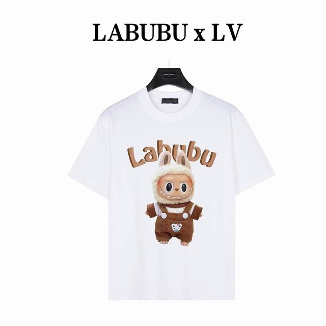 Labubu & Lv co-branded Zimomo Style: Lb08 White 240g heavyweight small drop shou