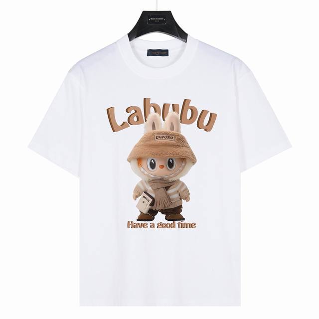 Labubu&Lv co-branded Zimomo bucket hat style model number: Lb06 White 240g heavy