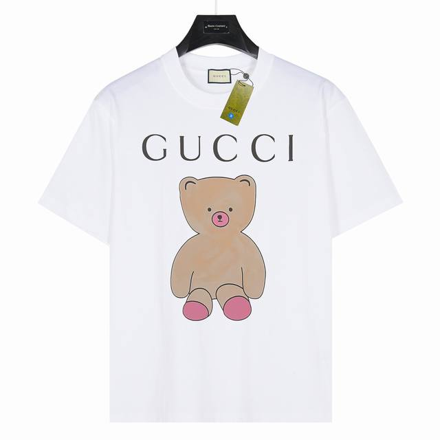 Gucci Pink Piglet Style No.: Gg05 White 240g heavyweight small drop shoulder 100