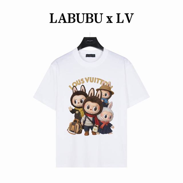 Labubu & Lv co-branded Zimomo 4 styles Style: Lb01 White 240g heavyweight small