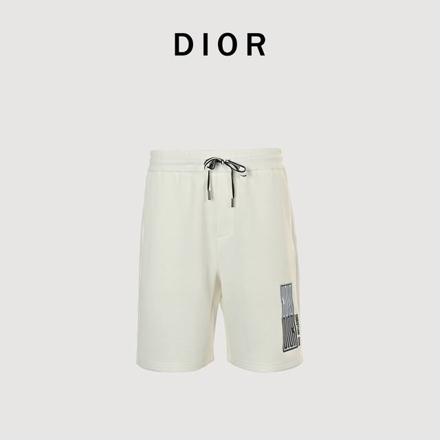 Dior 25Ss Square Letter Print Shorts New Dior shorts, minimalist silhouette, hig