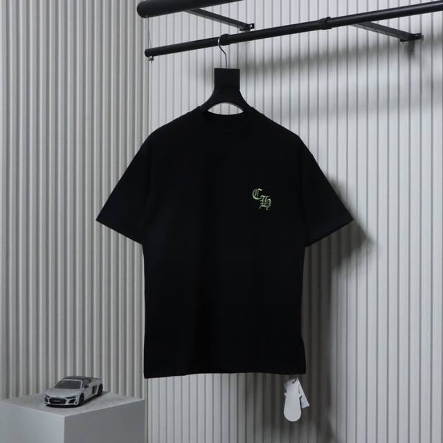 Chrome Hearts Chrome Hearts small logo embroidered short-sleeved T-shirt Direct-