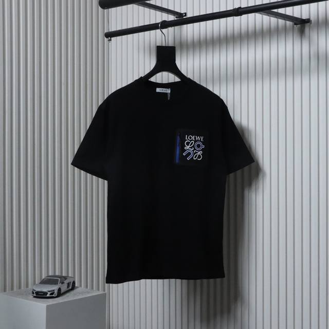 Loewe 25Ss Loewe co-branded pocket print short sleeve Loewe co-branded outdoor p