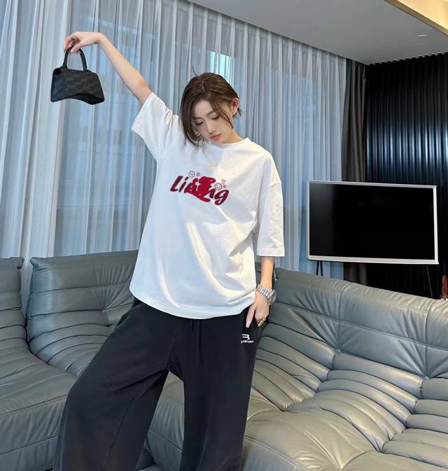 New arrival! New China Li-Ning limited edition, national trend round neck short-