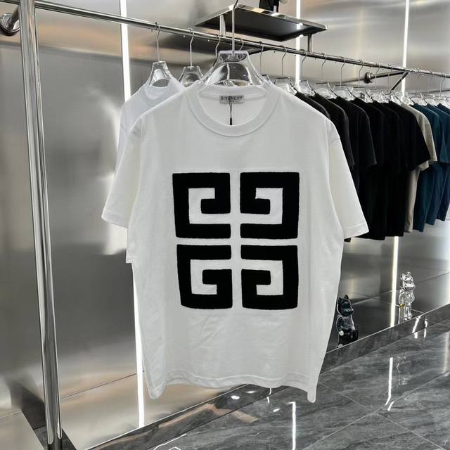Givenchy Ss new large logo printed couple casual short-sleeved T-shirt Customize