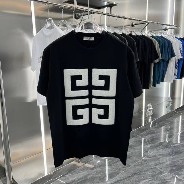 Givenchy Ss new large logo printed couple casual short-sleeved T-shirt Customize