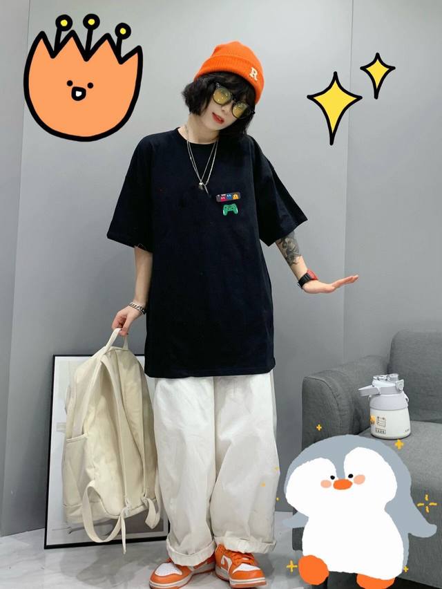 New arrival! New spring and summer Tnf North Face Super Mario short-sleeved T-sh