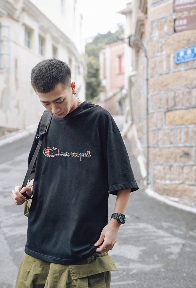 New! Champion's minimalist design is transformed into clothing language, just li