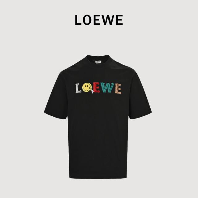 Loewe 24Ss towel embroidered letter short sleeves Original purchase and developm