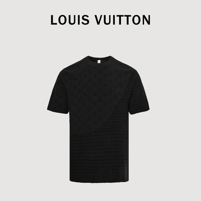 Louis Vuitton Louis Vuitton monogram full print knitted suit short sleeves Origi