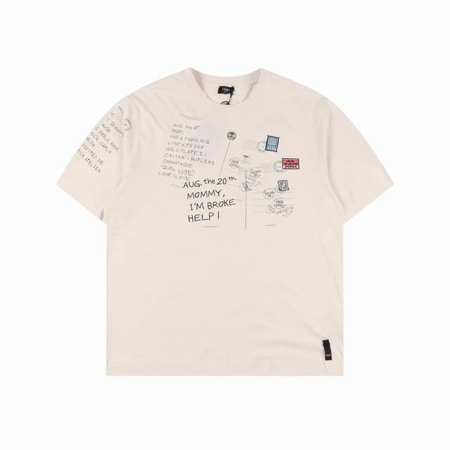 Fendi 25Ss stamp stamp printed short sleeves original 10,300 purchase, special s