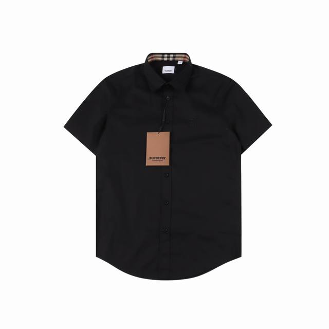 Burberry short-sleeved shirt with Tb embroidered logo on the chest Typical and p