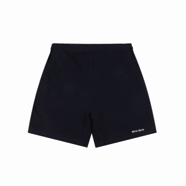 Miu Miu Mm small word embroidered casual shorts Genuine 3989 purchased and devel