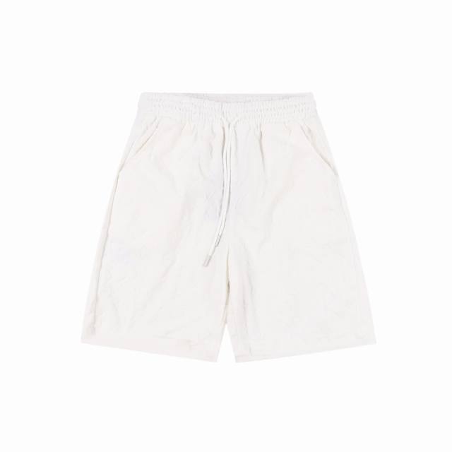 Louis Vuitton 25Ss towel flocking old flower jacquard shorts The fabric is made