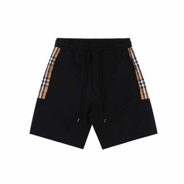 Burberry classic check patchwork logo pocket shorts 2025 latest casual shorts, h