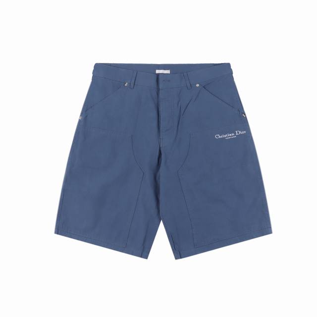 Dior small letter embroidered cargo shorts The latest summer style cargo shorts.