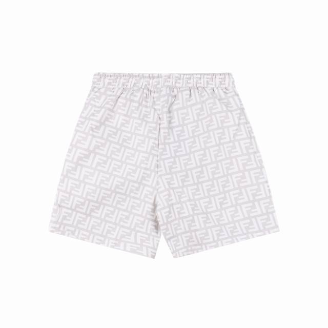 Fendi 24Ss Full Print Ff Beach Shorts Ff Full Print Shorts Imported high count a