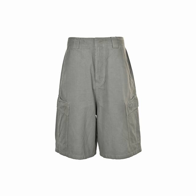 Balenciaga 25Ss Loop distressed work shorts The work pants reconstruct functiona