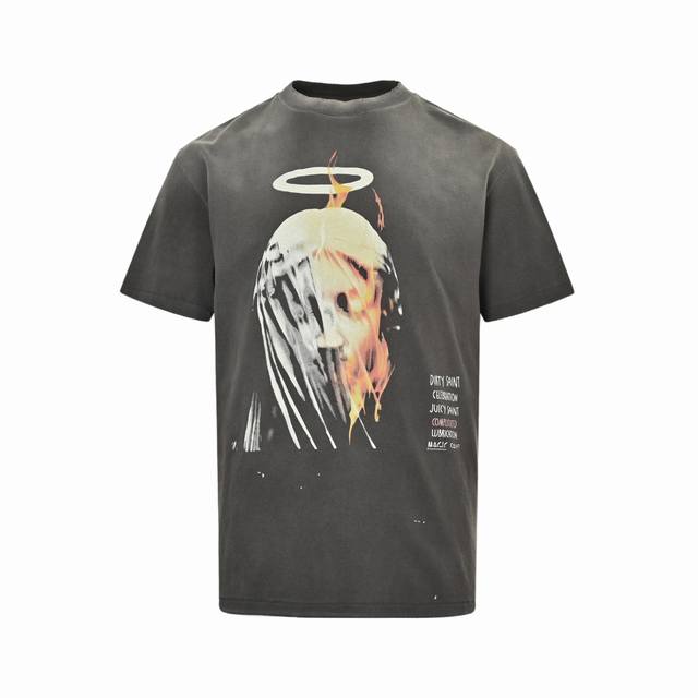 Saint Michael 25Ss Angel Veil Madonna Printed Short Sleeves The overall fabric i