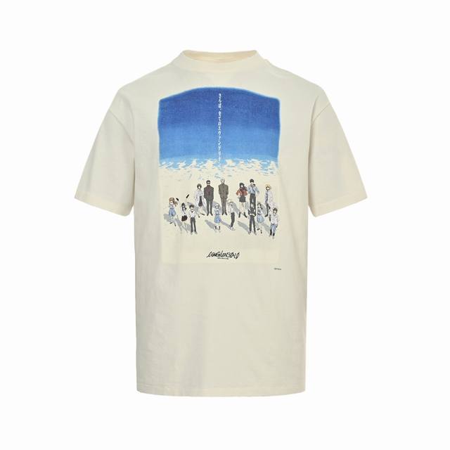 M: Saint Michael 25Ss Neon Genesis Evangelion printed short sleeves The overall