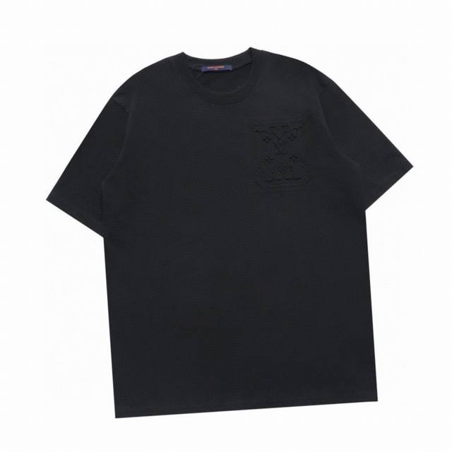 Louis Vuitton New summer style round neck short-sleeved T-shirt with embossed le