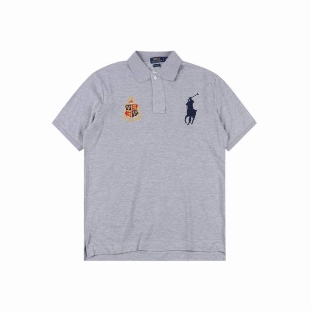 Polo Ralph Lauren Basic Malaysian Crown Club Badge Embroidered Logo Big Pony Lap