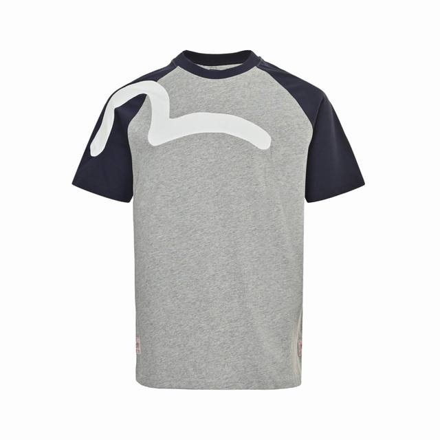 Evisu Fushen 25Ss Large M Printed Contrast Color Short Sleeves Purchasing Evisu