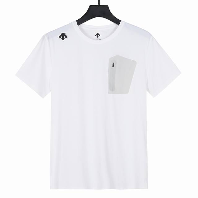 Descente new Descente quick-drying seamless round neck short-sleeved ice silk br