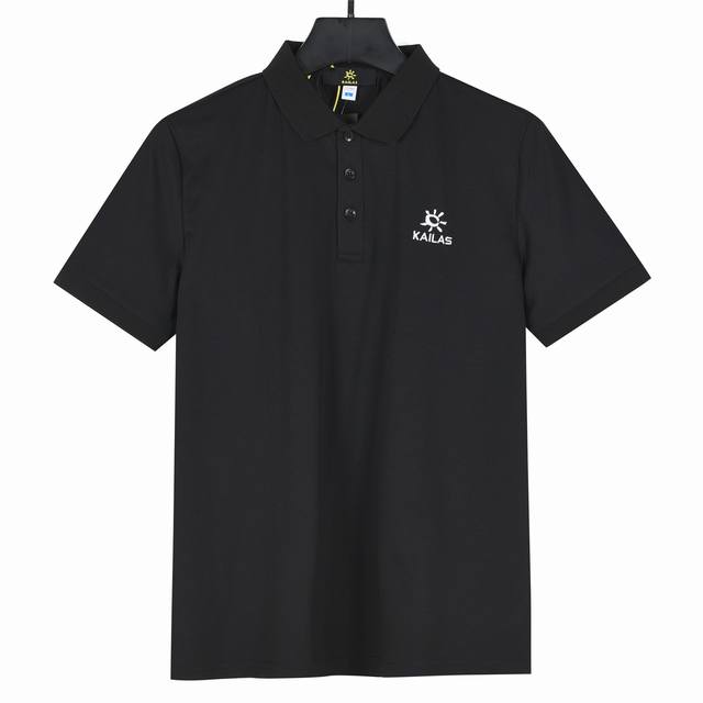 Kailas-Kailas lapel polo shirt embroidered ice cotton short-sleeved T-shirt, cle