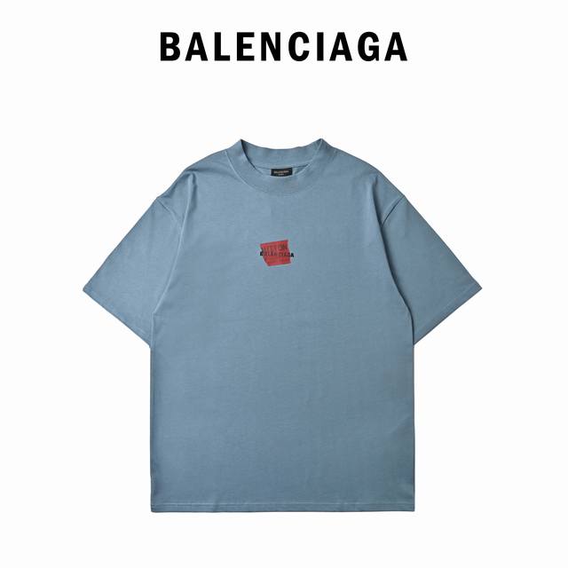 Balenciaga 25Ss tape embroidered short sleeves are purchased and developed at th
