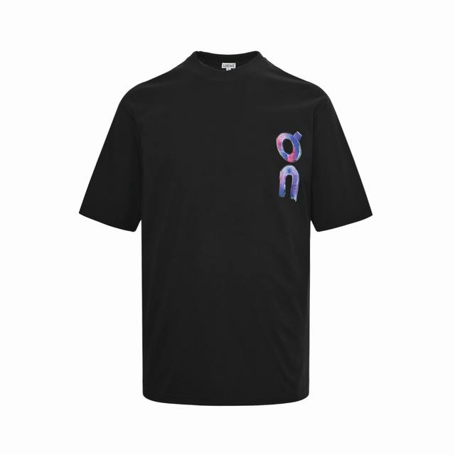 Loewe 25Ss Angpao joint graffiti logo printed short sleeves Using original plate