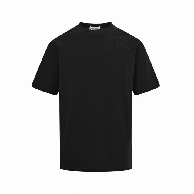Burberry 25Ss Shoulder Horse Patches Short Sleeves Made of high-weight 280G comb