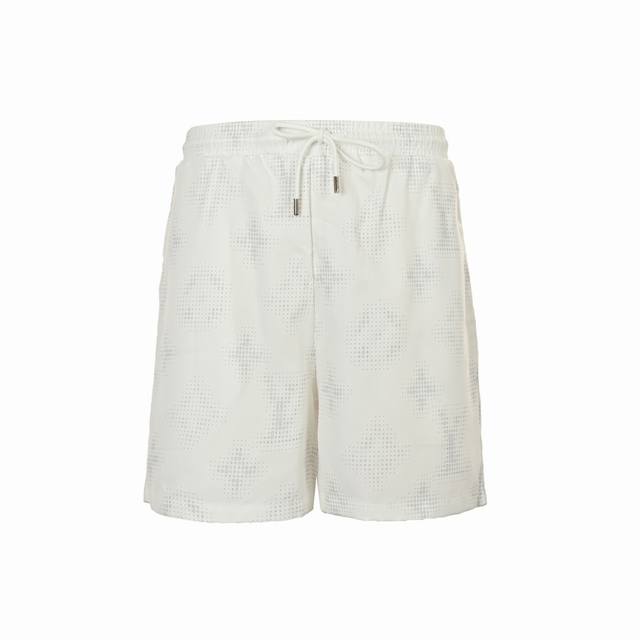 Louis Vuitton 24Ss monogram logo beach shorts Os version is super loose and slim