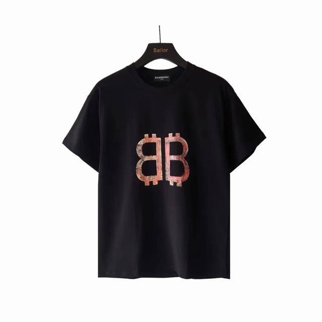 Actual details + size chart Balenciaga 23Ss double B front and back letters dist