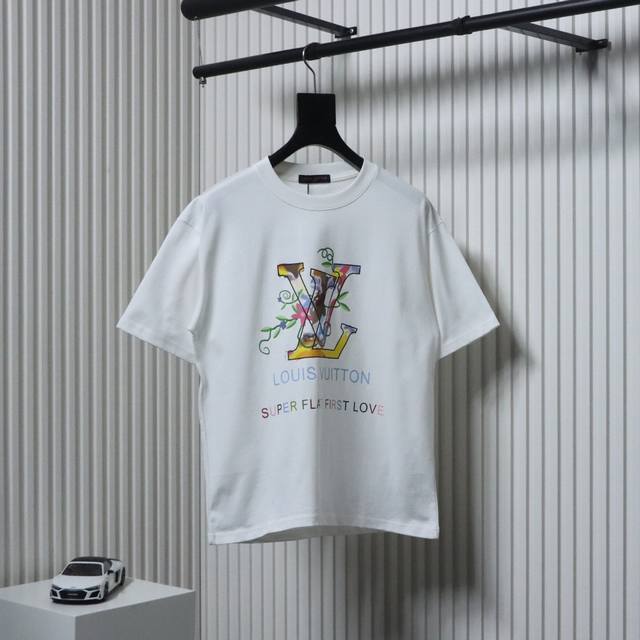 Louis Vuitton Lv 25Ss floral short-sleeved T-shirt fabric is made of customized
