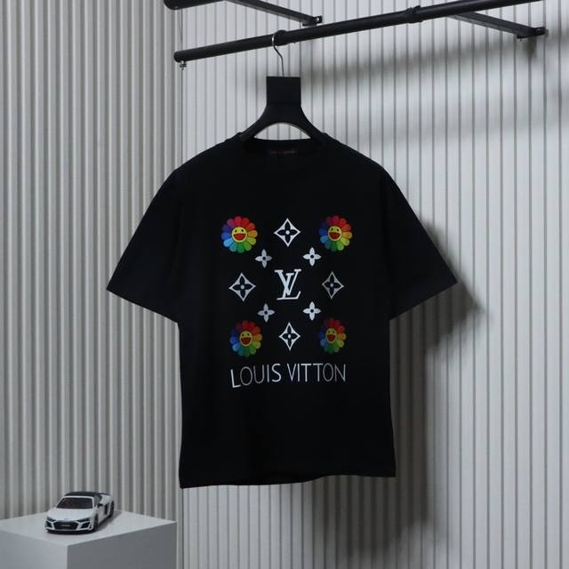 Louis Vuitton 25Ss Murakami Takashi sunflower short sleeves are made of customiz