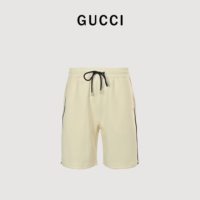 Gucci 25Ss side line 1921 double G embroidered shorts 2025Ss new knitted shorts,