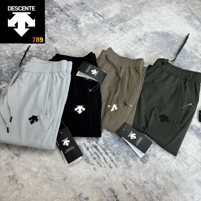Descente Summer Men and Women Sports Quick-Drying Pants Couples Casual Mountaine