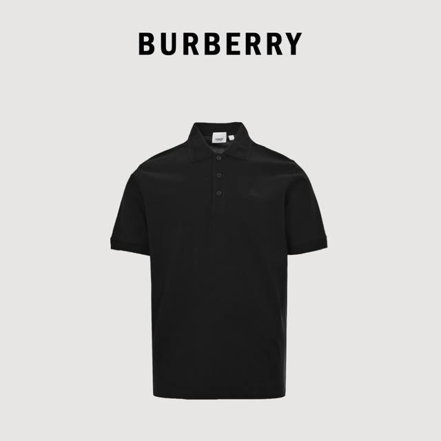 Burberry Bbr Warhorse Plaid Access Short Sleeve Polo Shirt Black Original purcha