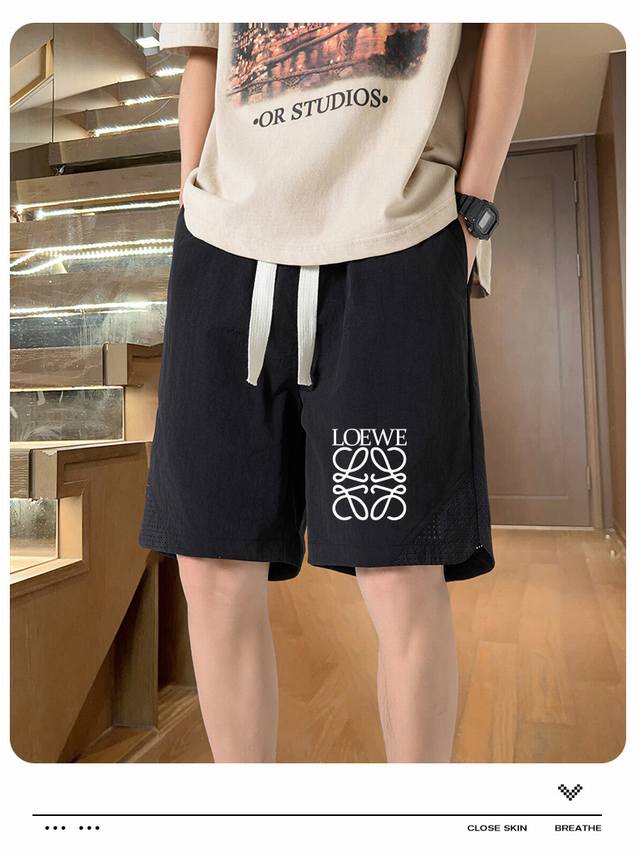 Loewe loose sports shorts are on sale on the official website