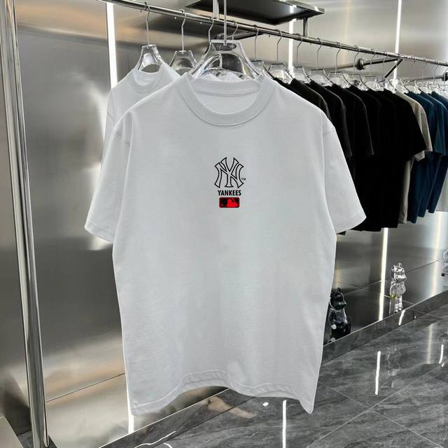 New arrival!!! Mlb Logo classic print casual loose couple short-sleeved T-shirt