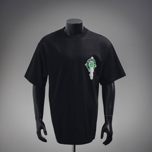 Chrome Hearte Ch 25Ss Early Spring New Cross Foam Short Sleeve T-shirt Light Lux