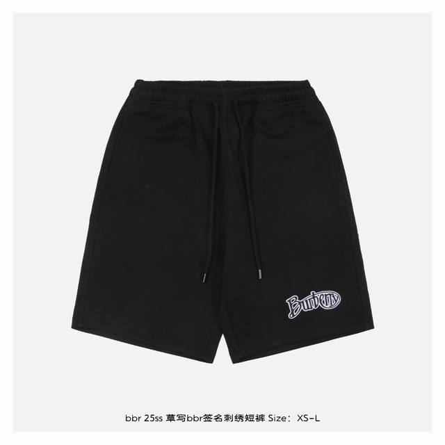 Burberry 25Ss Bbr signature embroidered shorts Inspired by the retro style of th