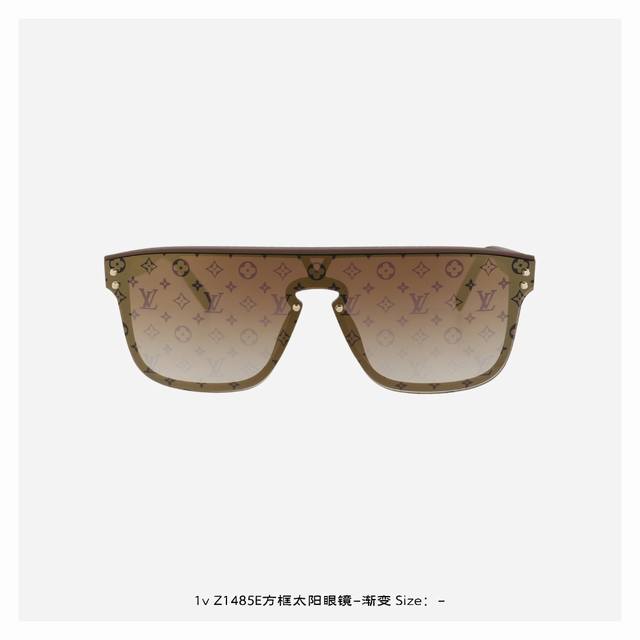 Lv Z1485E Square Frame Sunglasses - Gradient Wide temples and large frames prese