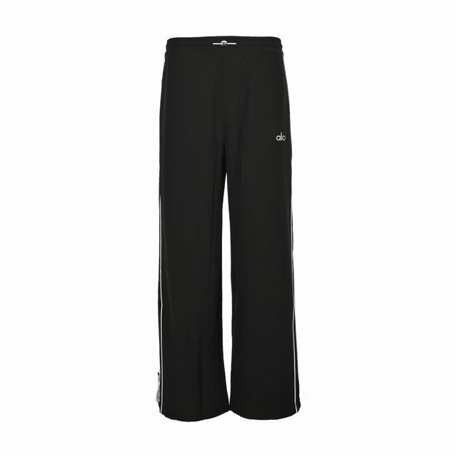 Alo 25Ss reflective small label wide-leg straight casual trousers Colorful tones