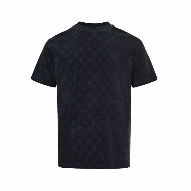 Louis Vuitton 25Ss Terry cloth monogram jacquard short sleeves This T-shirt shor