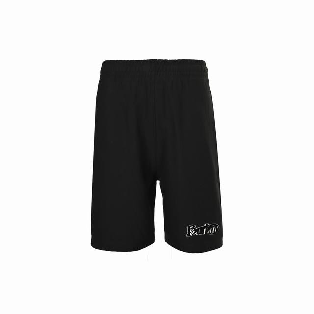 Burberry 25Ss cursive flocked logo shorts The fabric perfectly restores the orig