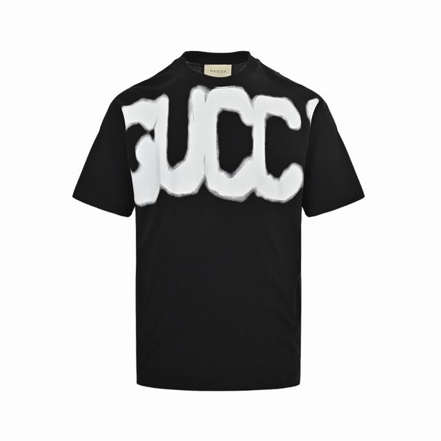 Gucci & Balenciaga joint graffiti letter print short sleeves The exclusive joint