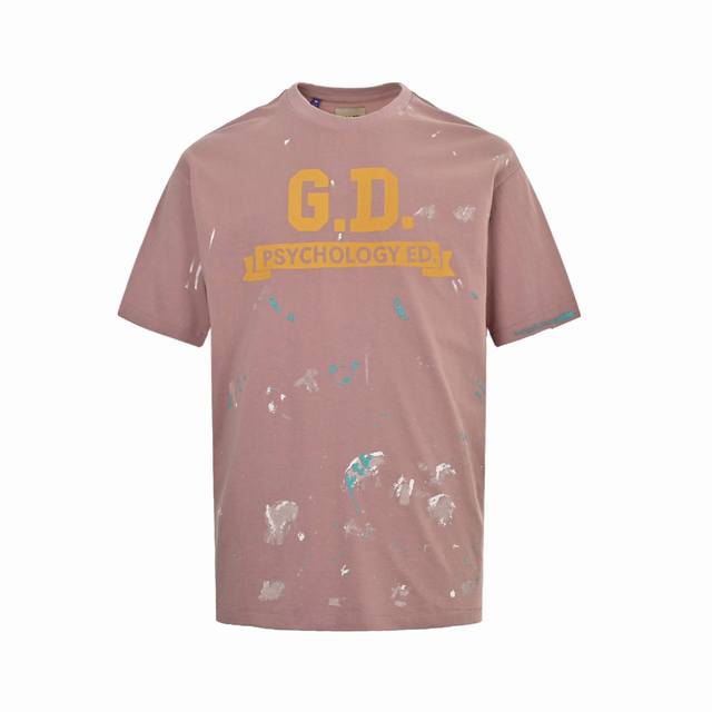 Gallery Dept 23Ss Gd scroll English letter print short sleeves Custom woven and
