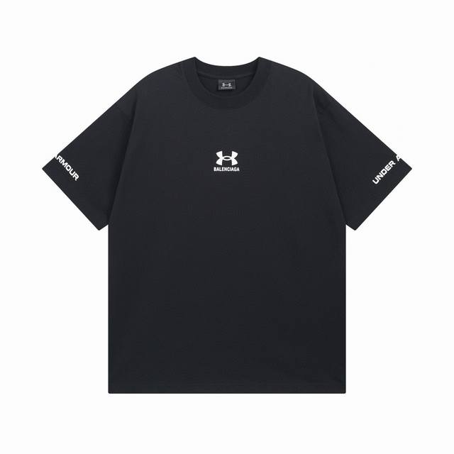 High-end version Balenciaga X Under Armour joint letter print short-sleeved T-sh